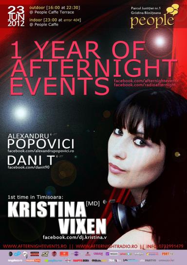 poze 1 year of afternight events ane 