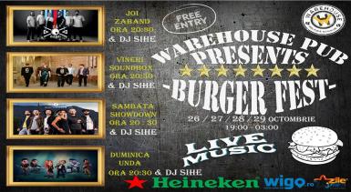 poze 4 days of burger fest by warehouse pub live music deejay