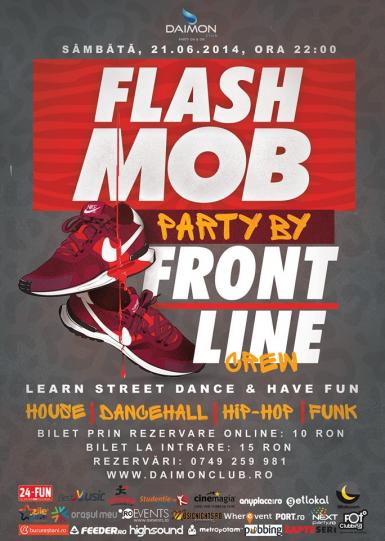 poze flash mob party by frontline crew daimon pool club