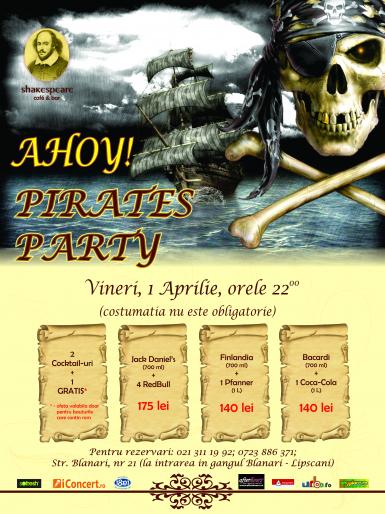poze ahoy pirates party shakespeare bar