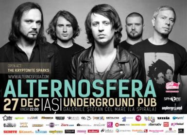 poze alternosfera si the kryptonite sparks in underground pub iasi