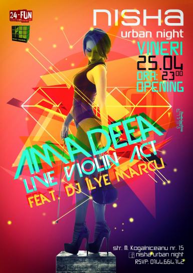 poze amadeea live violin act feat dj ilye marcu