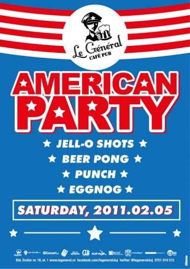 poze american party in le general