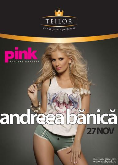 poze andreea banica in pink club