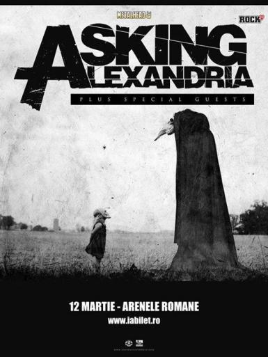 poze asking alexandria canta in premiera in romania 