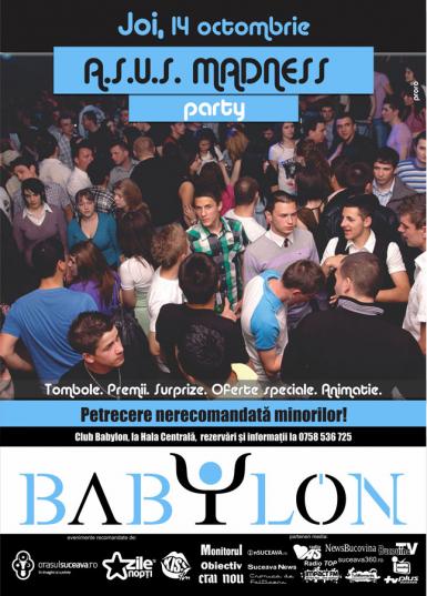 poze asus madness party in club babylon