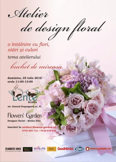 poze atelier de design floral buchetul de mireasa