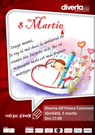 poze atelier de felicitari si martisoare handmade la afi palace cotroceni