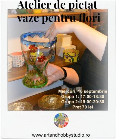 poze atelier de pictat vaze pentru flori