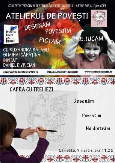 poze atelierul de povesti capra cu trei iezi