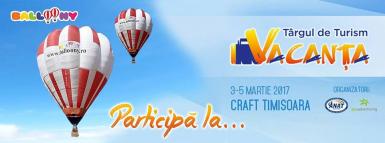 poze balloony participa la targul de turism vacanta timisoara