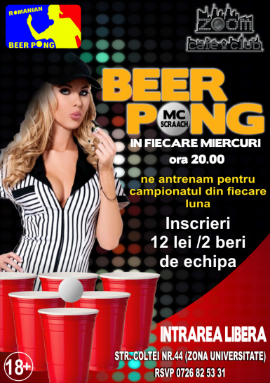 poze beer pong special edition by mc scraach zoom cafe club