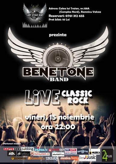 poze benetone band live in aby stage bar