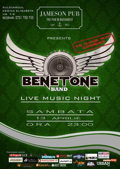 poze benetone band live in jameson pub