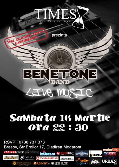 poze benetone band live in times