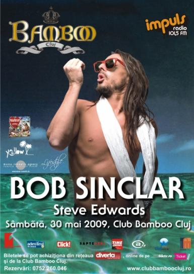 poze bob sinclair in club bamboo cluj