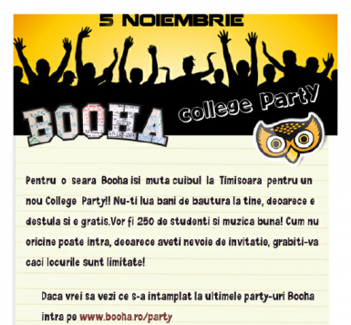 poze booha party in timisoara