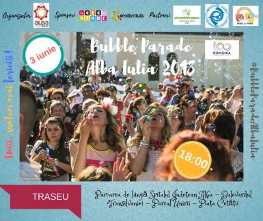 poze bubble parade alba iulia 2018