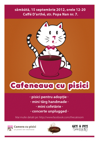 poze cafeneaua cu pisici eveniment de adoptii la caffe d arthe