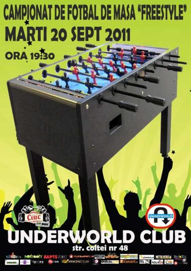 poze campionat de foosball freestyle in underworld