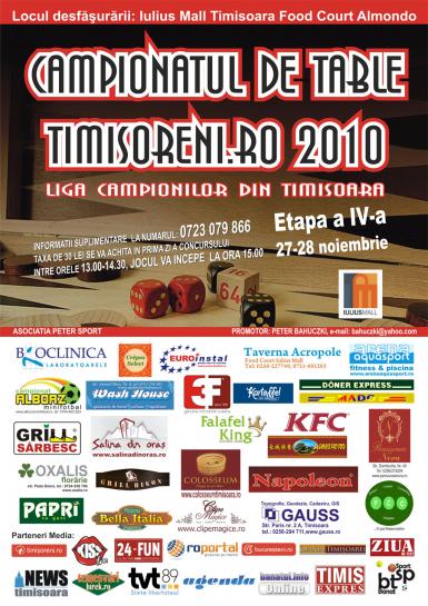 poze campionatul de table timisoreni ro 2010 etapa a iv a 