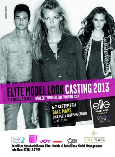 poze casting elite model look 2013 baia mare gold plaza center