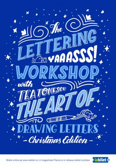 poze christmas lettering workshop
