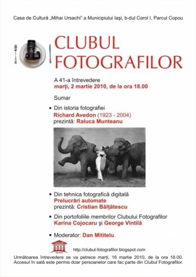 poze clubul fotografilor a 41 a intrevedere