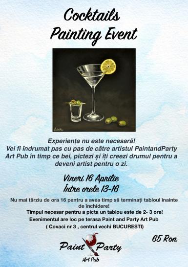 poze cocktails painting event 16 aprilie