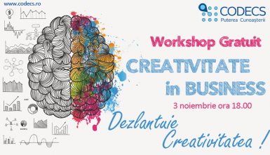 poze codecs va invita la workshopul gratuit creativitatea in business 