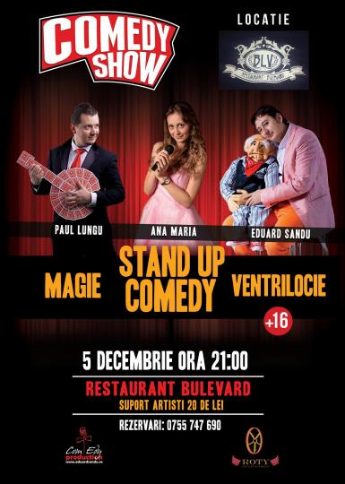 poze comedy show stand up magie si ventrilocie