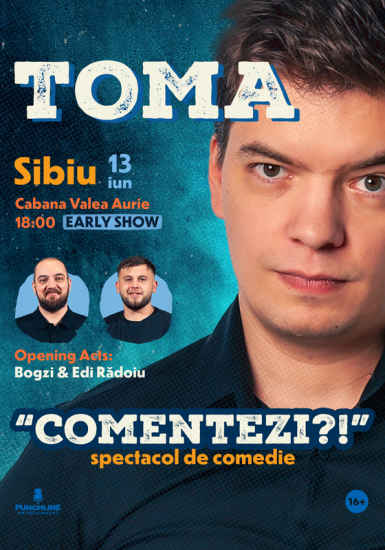 poze  comentezi one man show cu toma