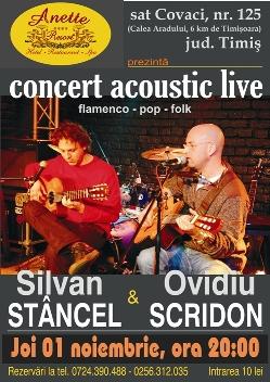 poze concert acoustic live silvan stancel ovidiu scridon