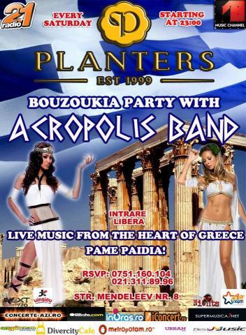 poze concert acropolis band in planters club