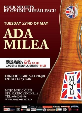 poze concert ada milea in club mojo