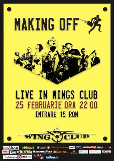 poze concert al trupei the making off band in wings club