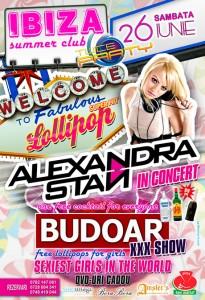 poze  concert alexandra stan si show xxx budoar la ibiza summer club