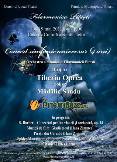 poze concert aniversar la filarmonica pitesti