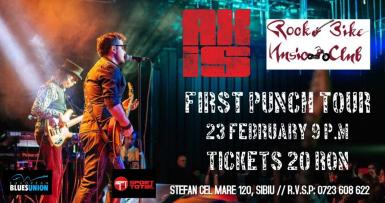 poze concert axis lansare album first punch 