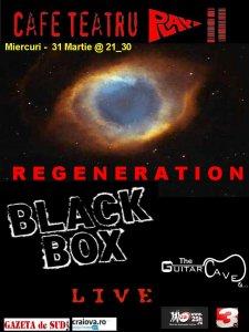 poze concert blackbox regeneration in cafe teatru play