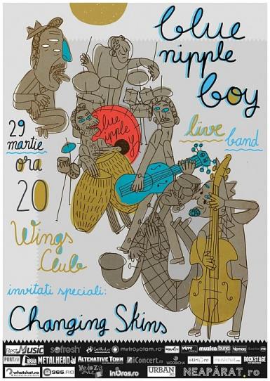 poze concert blue nipple boy in club wings