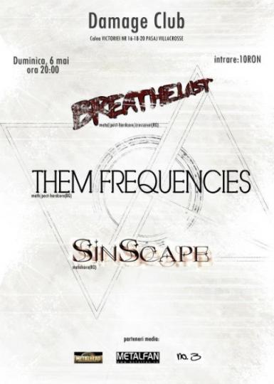 poze concert breathelast them frequencies si sinscape in damage club