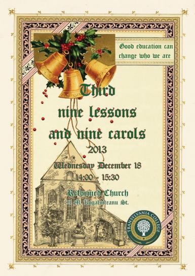 poze concert caritabil 9 lessons and 9 carols la cluj napoca