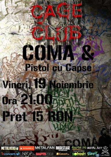 poze concert coma in cage club