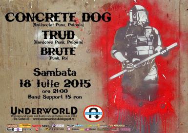 poze concert concrete dog trud brute underworld club