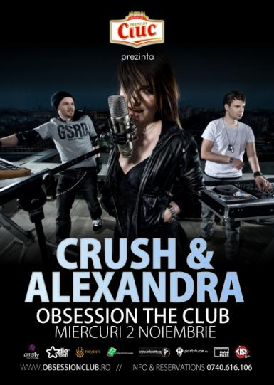 poze concert crush alexandra in club obsession