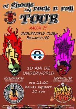poze concert daily noise club raizing hell in underworld