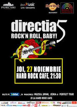 poze concert directia 5 in hard rock cafe