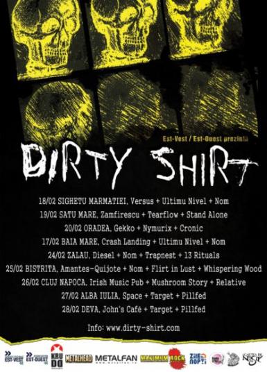 poze concert dirty shirt in bistrita
