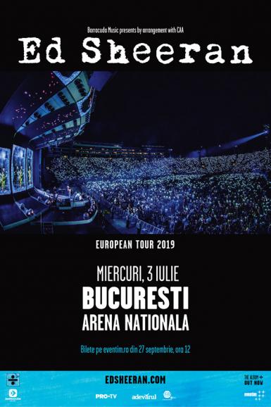 poze concert ed sheeran la bucuresti in 2019